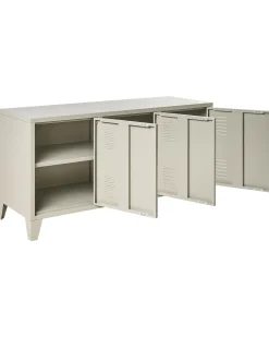 Kontorskab CARDIFF Metal Lys Beige
