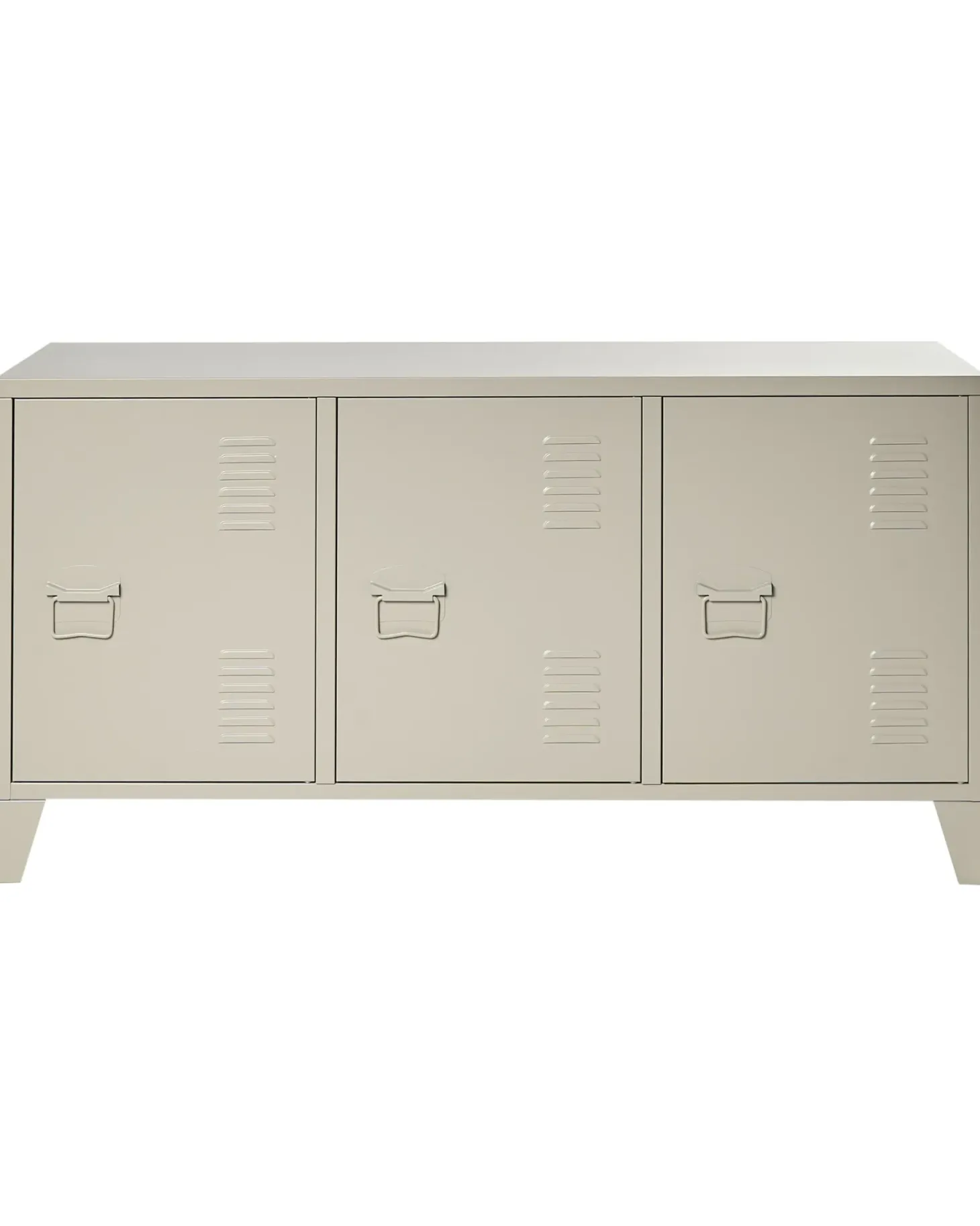Kontorskab CARDIFF Metal Lys Beige