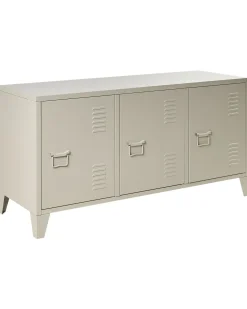 Kontorskab CARDIFF Metal Lys Beige