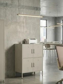 Kontorskab HOLBECK Metal Lys Beige