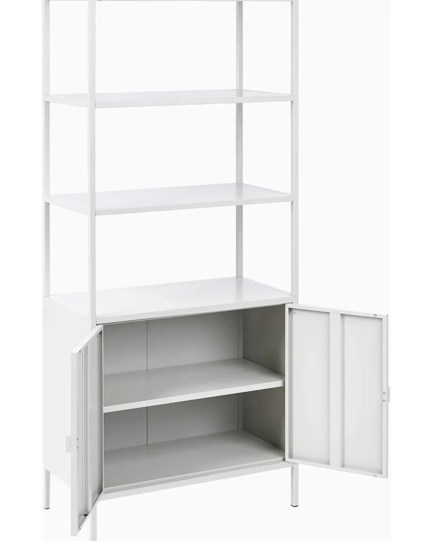 Kontorskab KAURI Metal Lysegrå