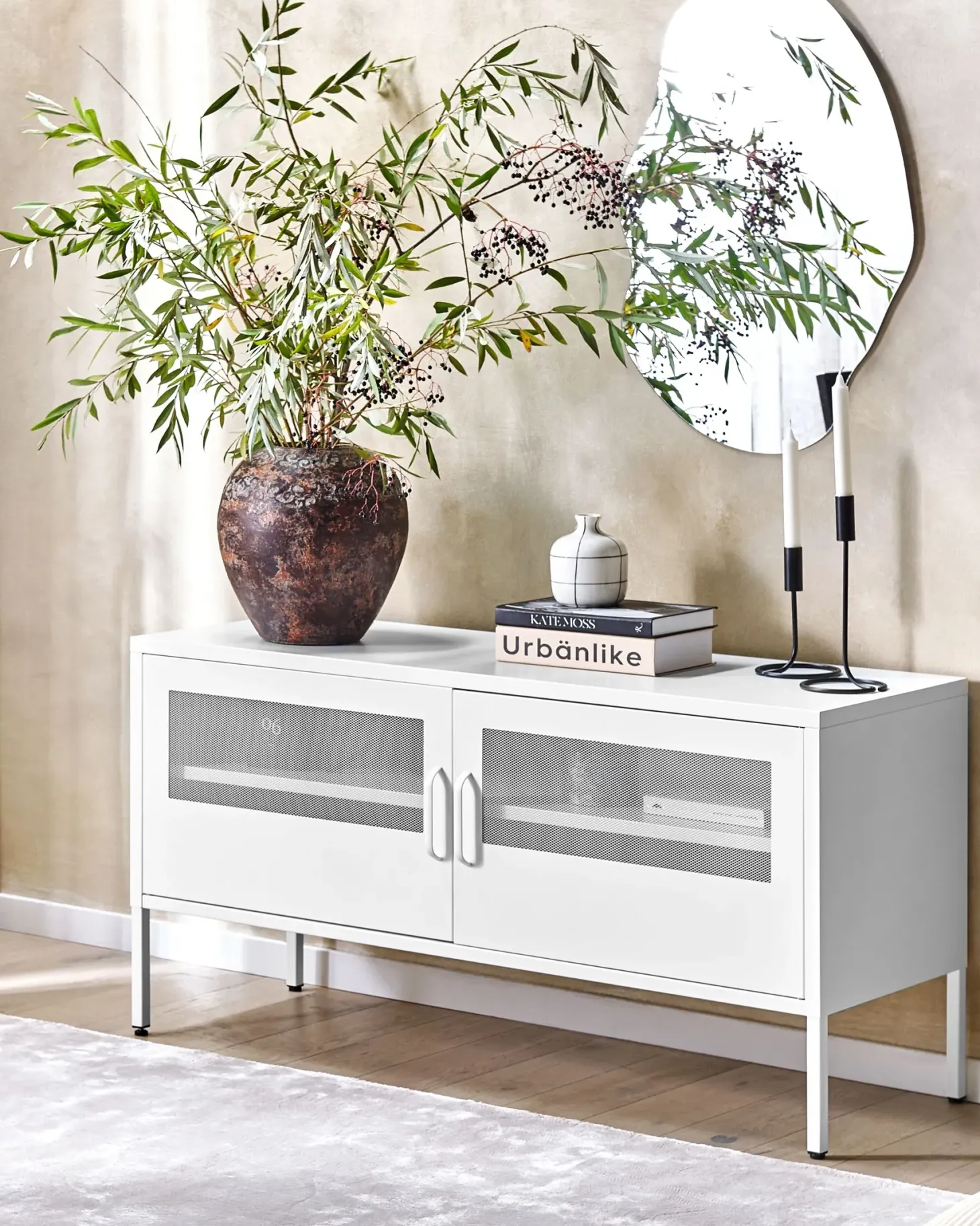 Kontorskab MORLEY Metal Hvid