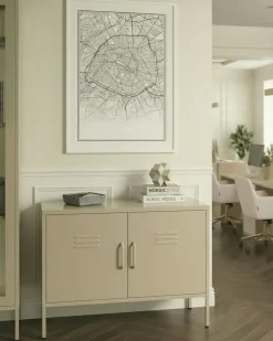 Kontorskab URIA Metal Lys Beige