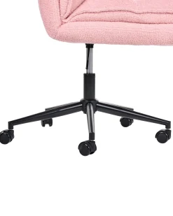 Kontorstol ADDISON Boucle Lyserød