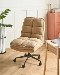 Kontorstol ADDISON Boucle Sand Beige