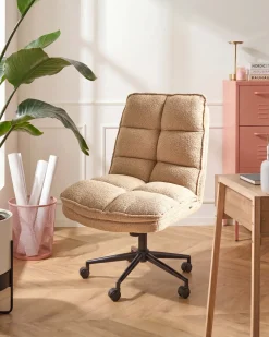 Kontorstol ADDISON Boucle Sand Beige