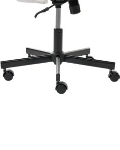 Kontorstol CAROGA Boucle Hvid