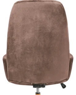 Kontorstol CLARE Velour Brun