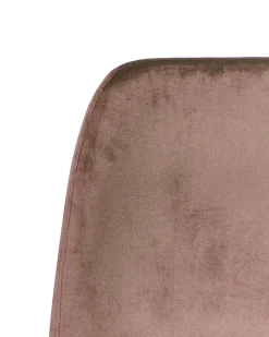 Kontorstol CLARE Velour Brun