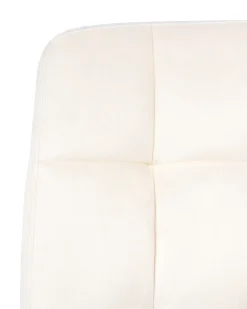 Kontorstol DANDY Velour Cremehvid