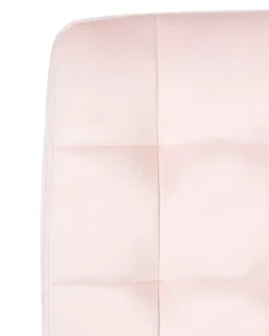 Kontorstol DANDY Velour Pastellrosa