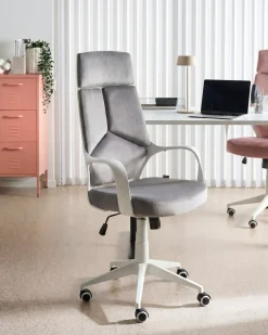Kontorstol DELIGHT Velour Grå