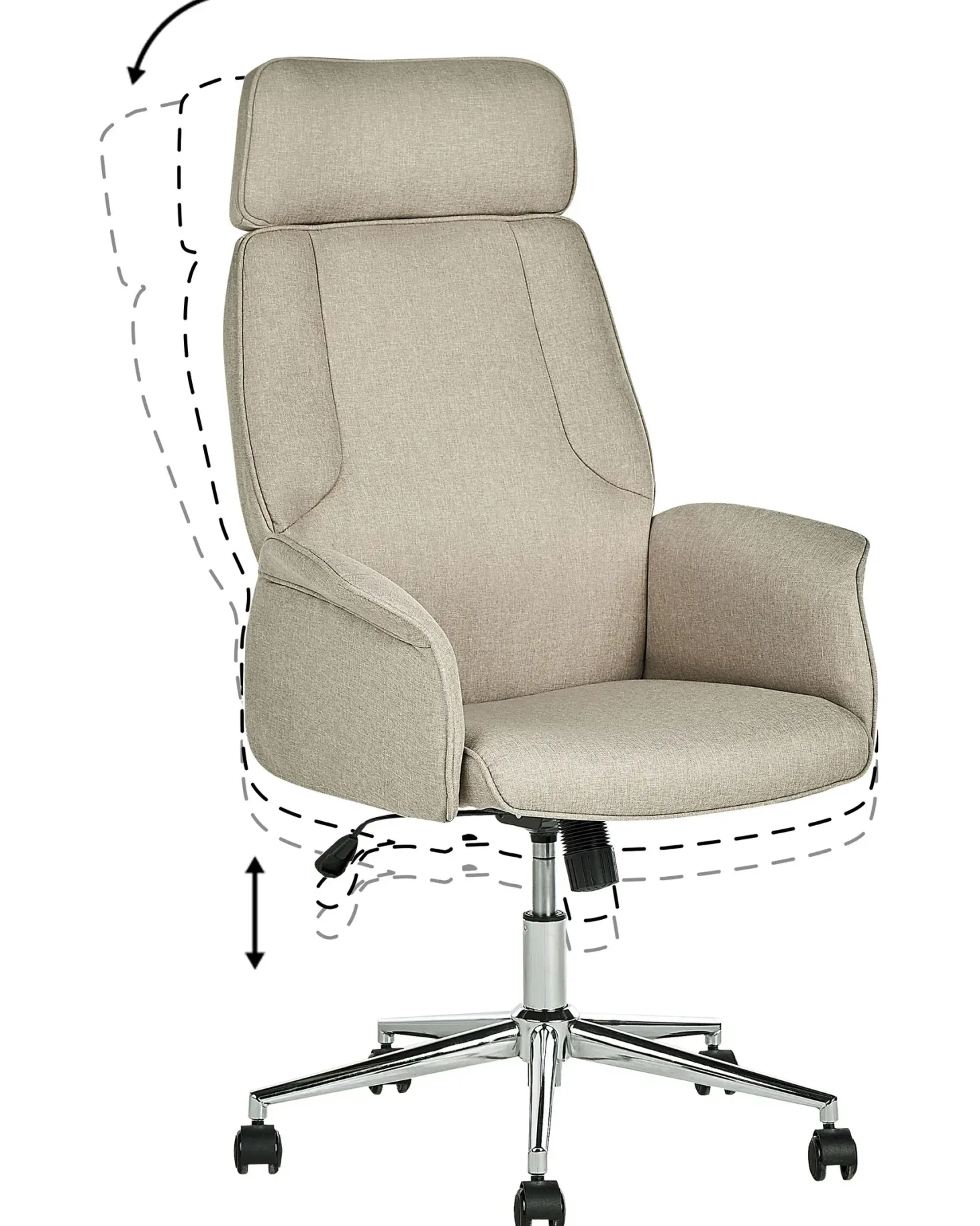 Kontorstol PILOT Beige