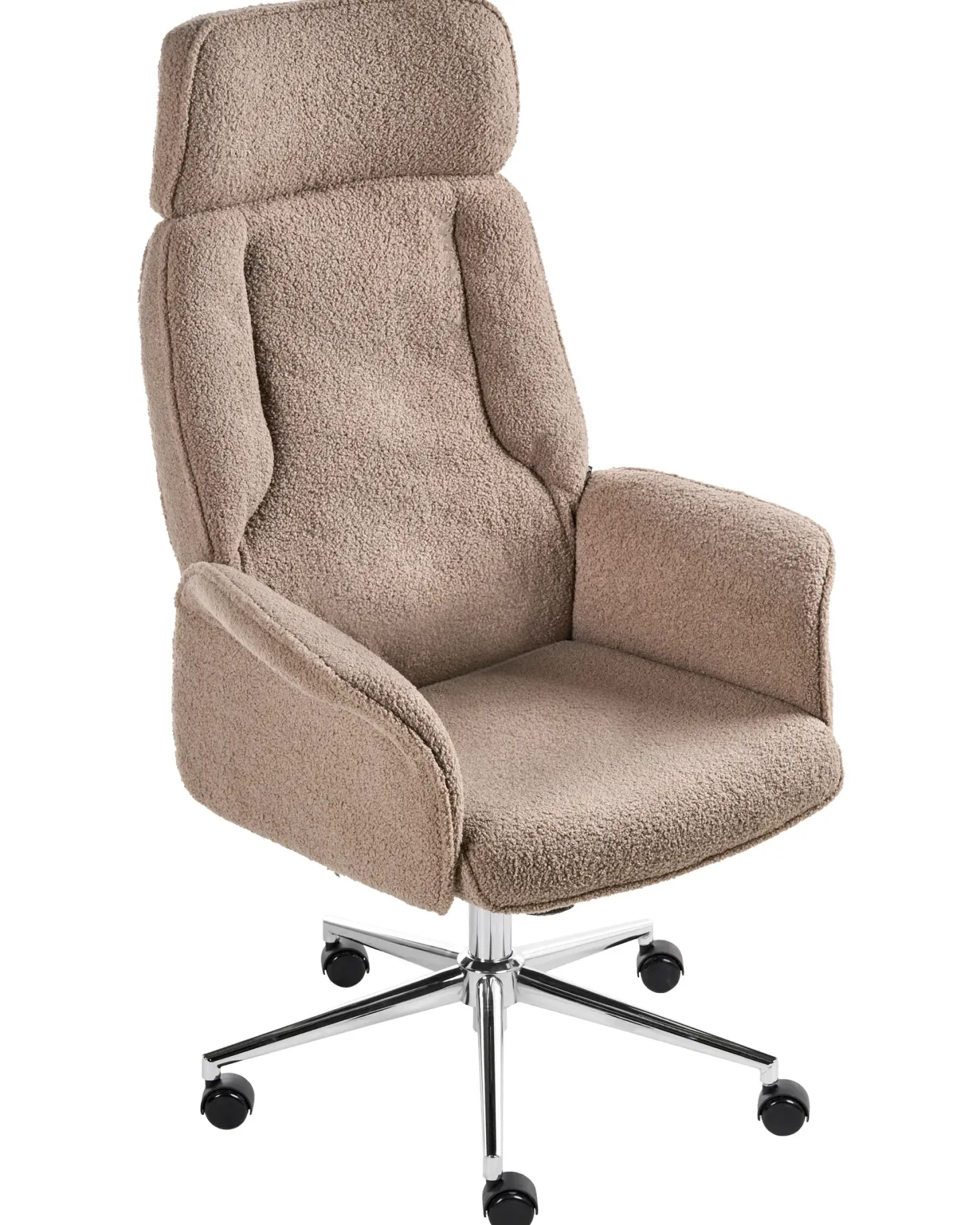 Kontorstol PILOT Boucle Brun