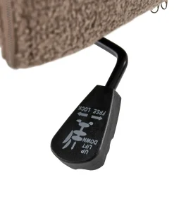 Kontorstol PILOT Boucle Brun