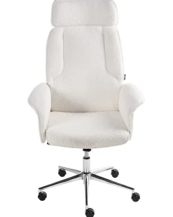 Kontorstol PILOT Boucle Cremehvid