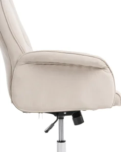 Kontorstol PILOT Velour Lys Beige