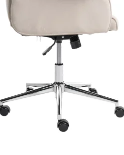 Kontorstol PILOT Velour Lys Beige