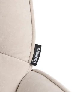 Kontorstol PILOT Velour Lys Beige
