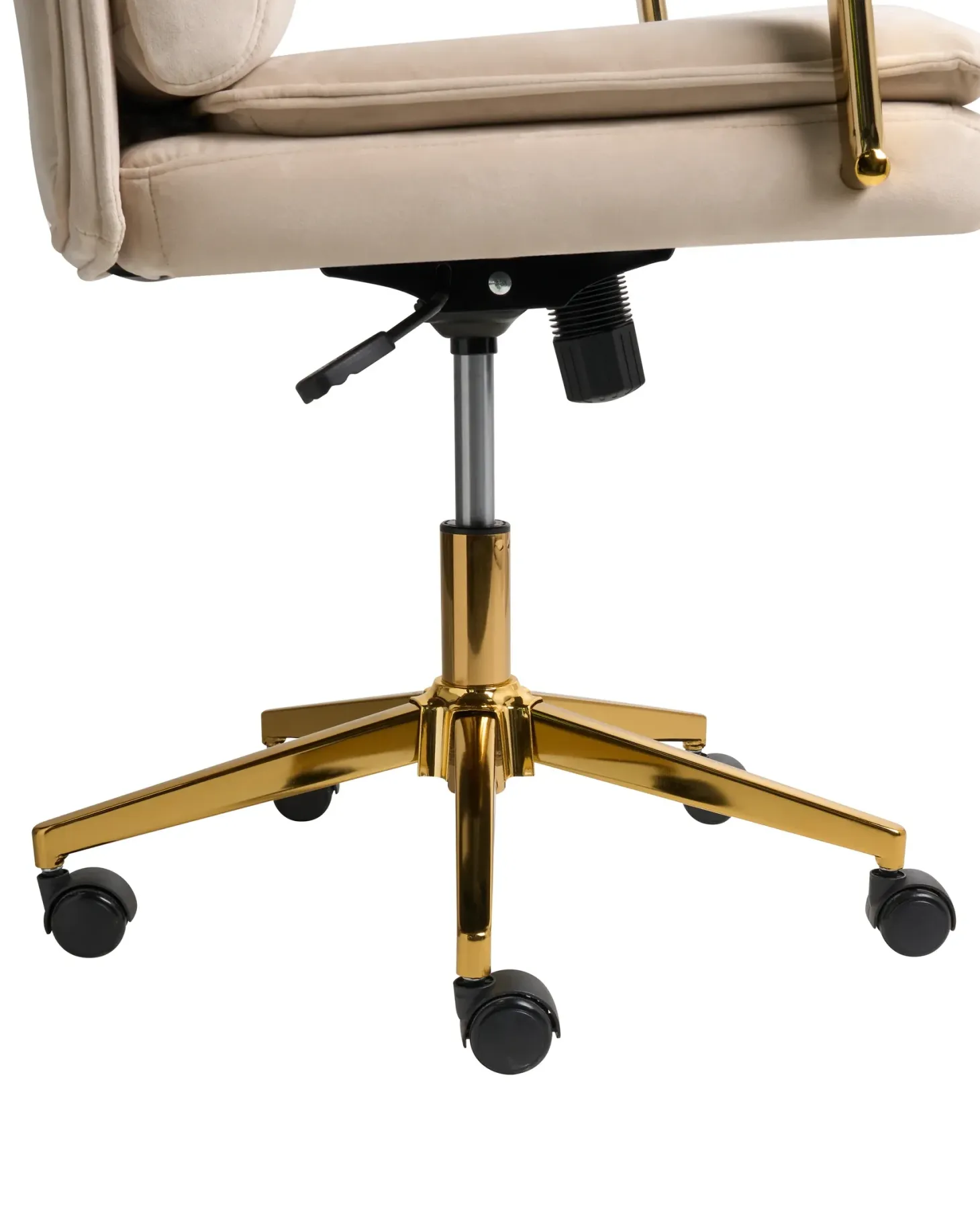Kontorstol VAMURE Velour Lys Beige