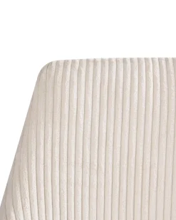 Kontorstol WELLSTON Fløjl Lys Beige