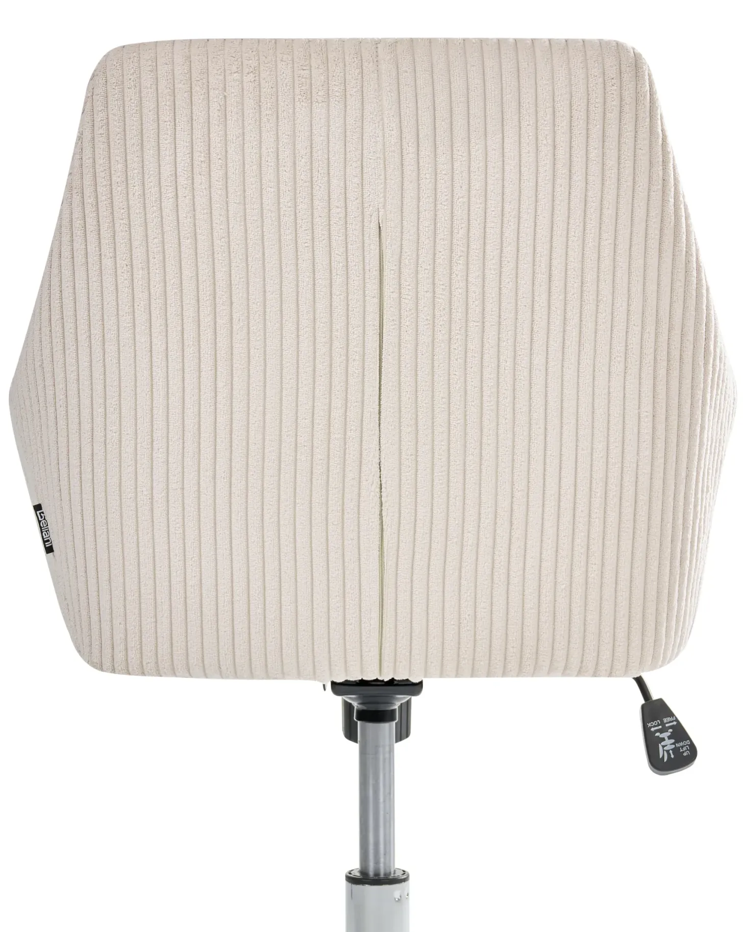 Kontorstol WELLSTON Fløjl Lys Beige