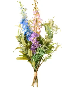 Kunstig blomsterbuket ACHETE 80 cm Multifarvet