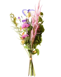 Kunstig blomsterbuket ARGALO 80 cm Multifarvet