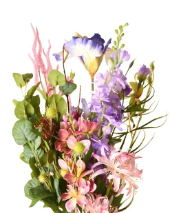 Kunstig blomsterbuket ARGALO 80 cm Multifarvet