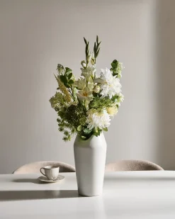 Kunstig blomsterbuket LOURO 70 cm Hvid