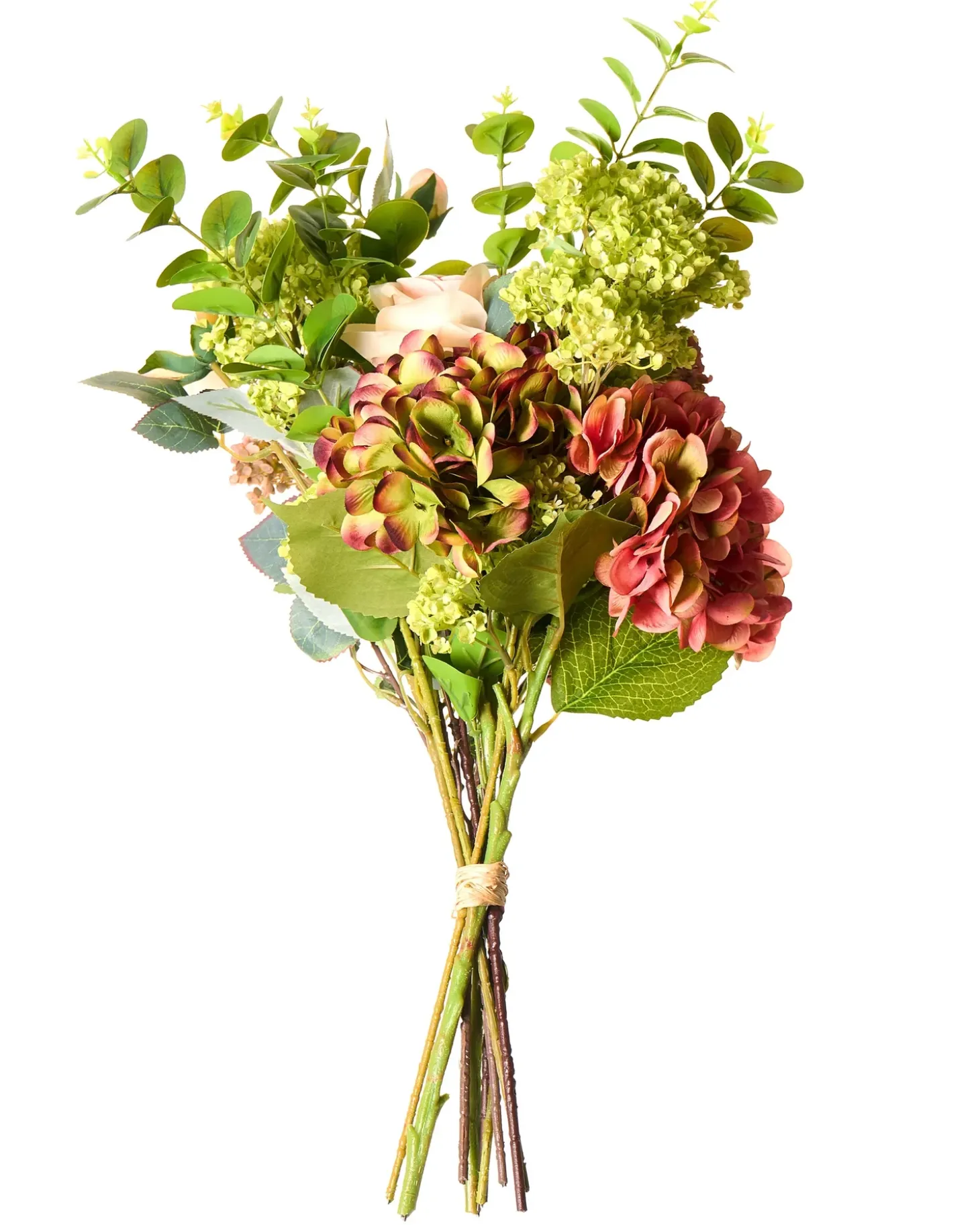 Kunstig blomsterbuket MINDE 60 cm Lyserød