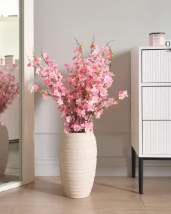 Kunstig blomsterbuket NEBRA 95 cm Lyserød