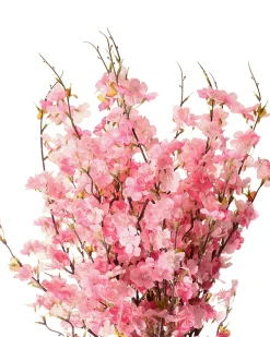 Kunstig blomsterbuket NEBRA 95 cm Lyserød