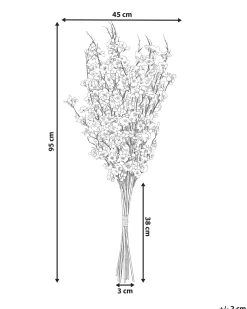 Kunstig blomsterbuket NEBRA 95 cm Lyserød