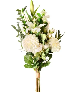 Kunstig blomsterbuket PARREIRA 67 cm Hvid
