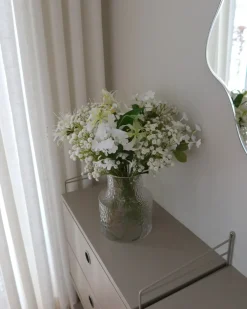 Kunstig blomsterbuket VEIROS 38 cm Hvid
