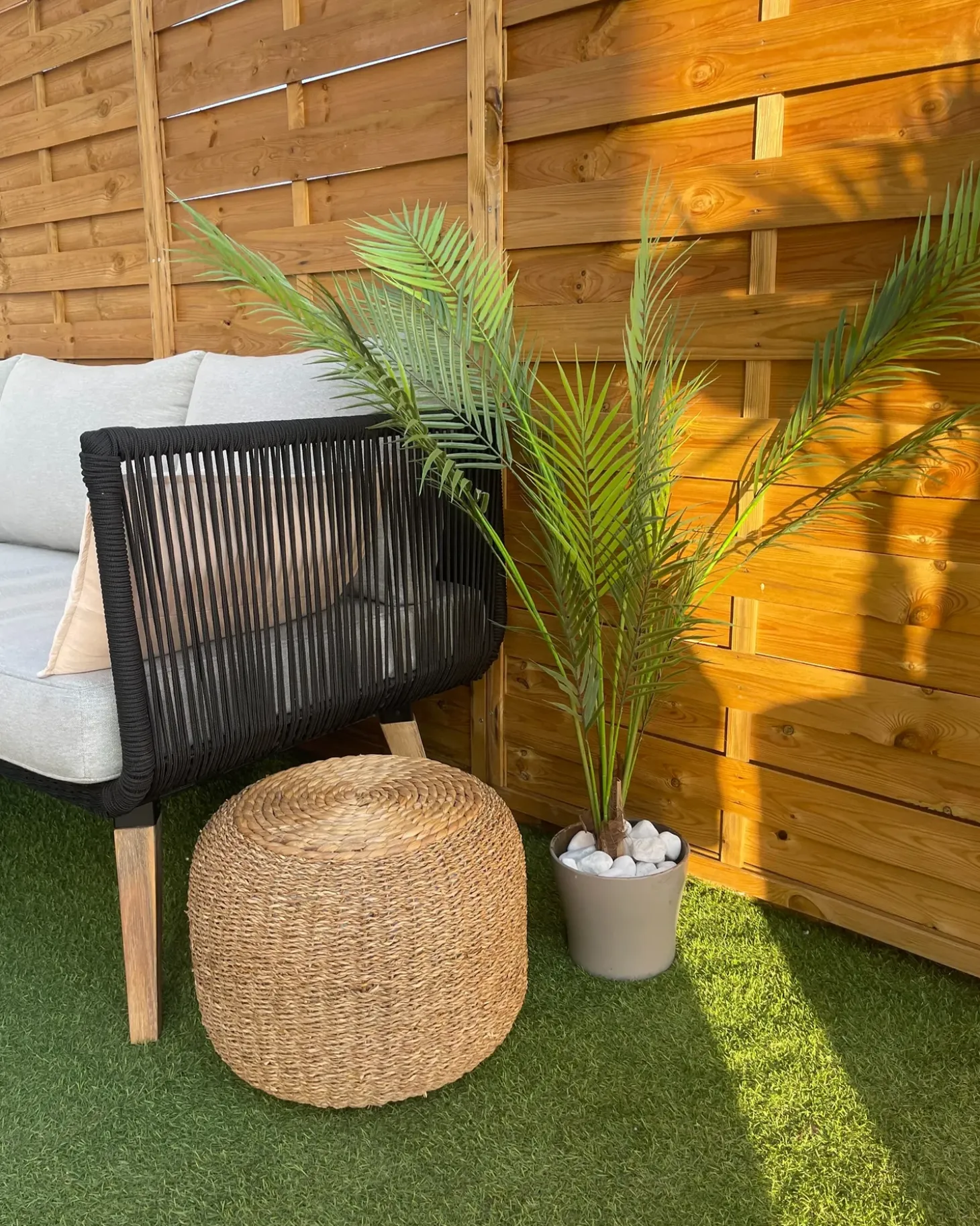 Kunstig plante ARECA PALM 124 cm Grøn