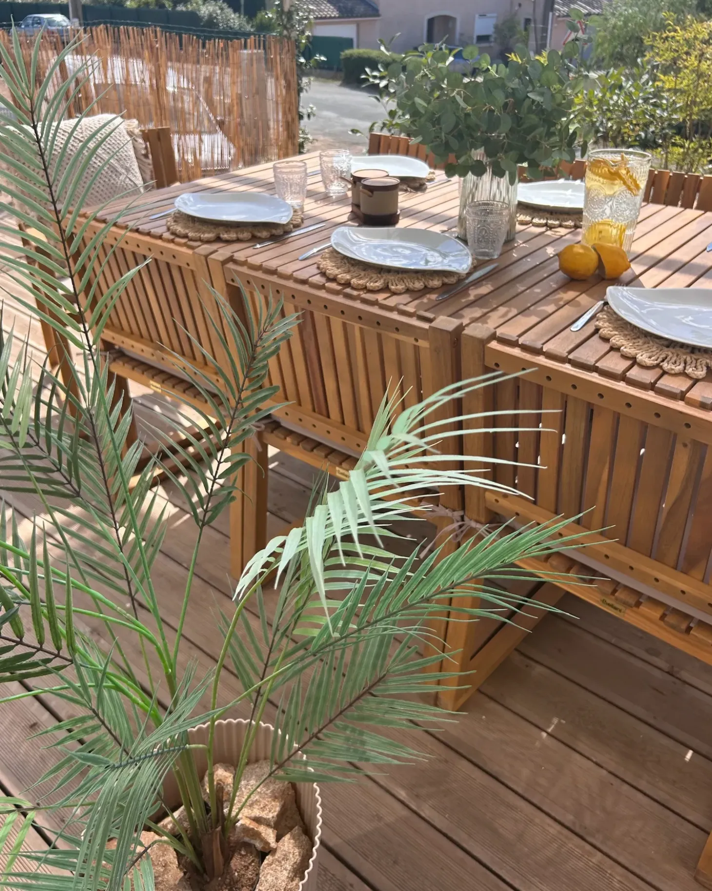 Kunstig plante ARECA PALM 124 cm Grøn