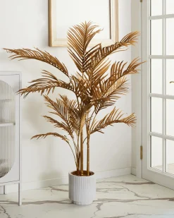 Kunstig plante ARECA PALM 160 cm Guld