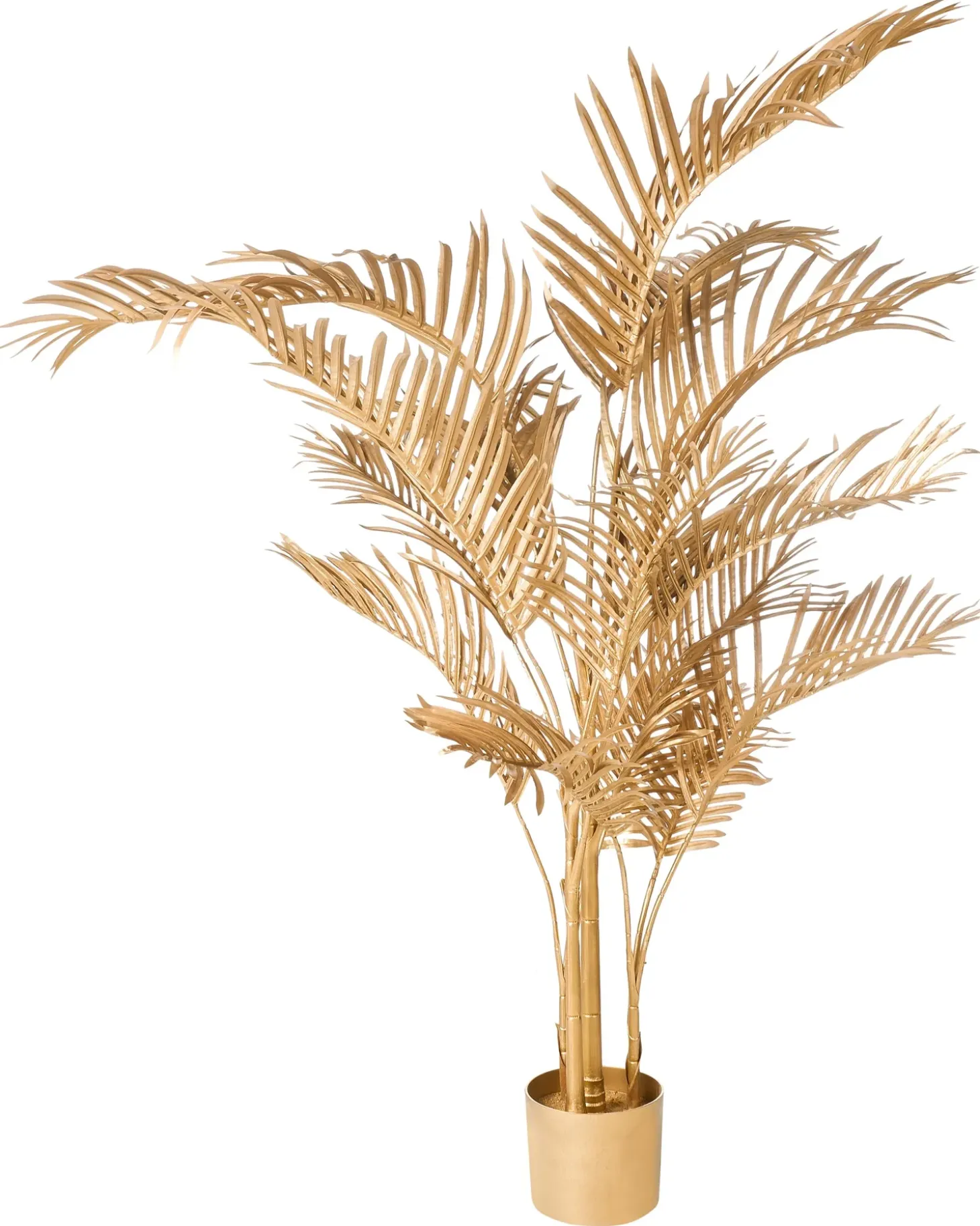 Kunstig plante ARECA PALM 160 cm Guld