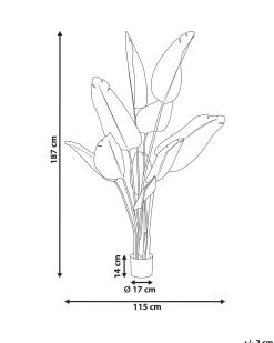 Kunstig plante BANANA TREE 187 cm Grøn