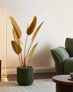 Kunstig plante BANANA TREE 123 cm Guld