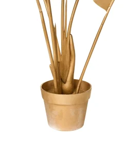 Kunstig plante BANANA TREE 123 cm Guld