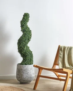 Kunstig plante BOXWOOD SPIRAL TREE 120 cm Grøn