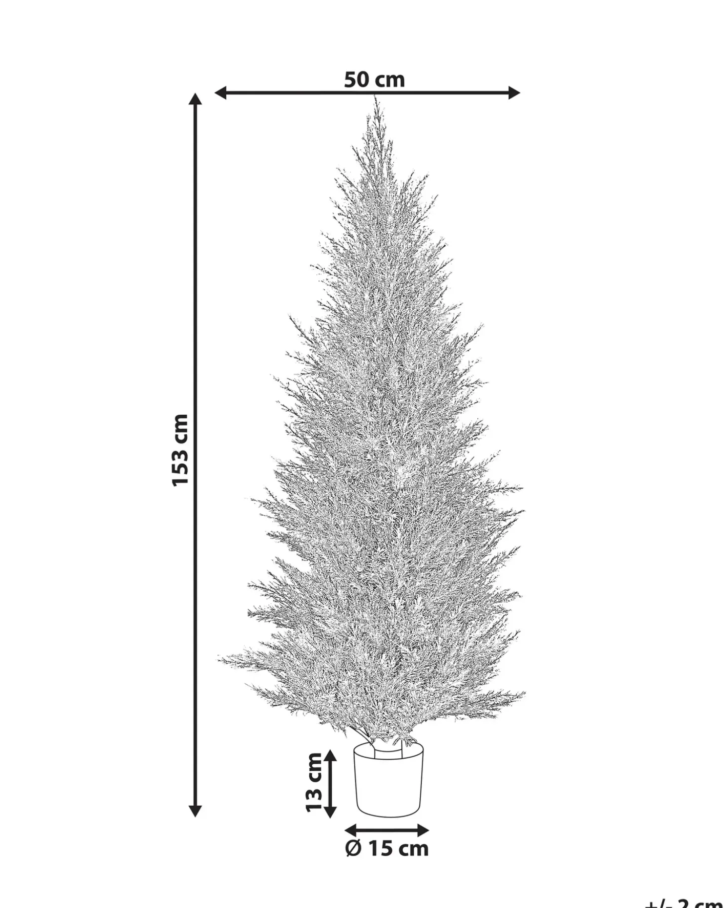 Kunstig plante CEDAR TREE 153 cm Grøn