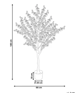 Kunstig plante CHERRY TREE 180 cm Lyserød