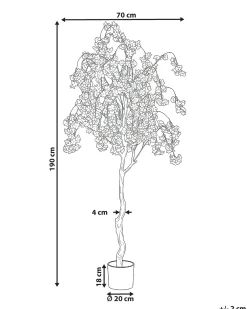 Kunstig plante CHERRY TREE 190 cm Lyserød
