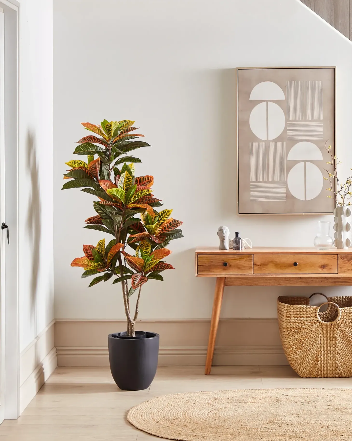 Kunstig plante CODIAEUM 140 cm Grøn