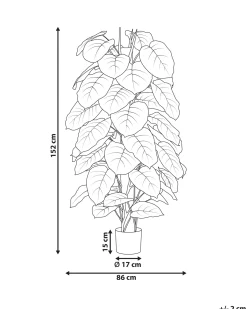 Kunstig plante DIEFFENBACHIA 152 cm Grøn