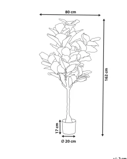 Kunstig plante FIG TREE 162 cm Grøn